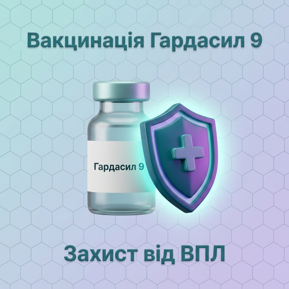 Вакцинація Гардасил 9